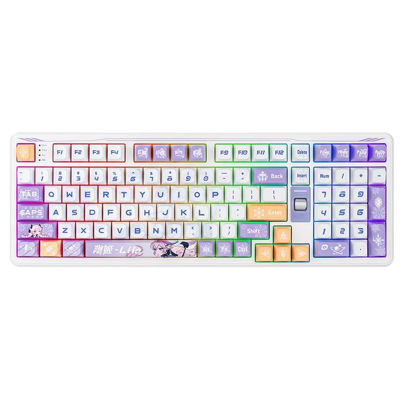 Colorful Hidden Princess Series Customizable Keyboards