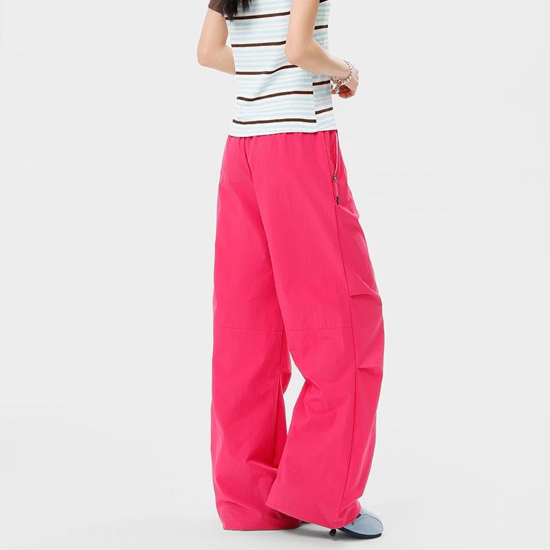 Damen locker geschnittene Hosen und Herren Sommer lässige gerade Hosen