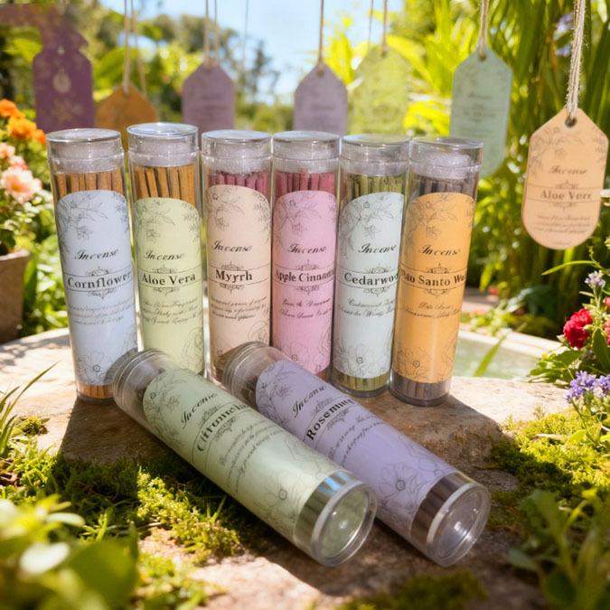 Temu Floral Herbal Bold Incense Sticks - Rosemary Aroma