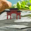 Mini Oblouk Socha Model Starověké Budovy Dekorace Japonské Zahrady Dekorace Akvária Mini Pamětní Brána Miniaturní Dekorace Akvária