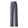 Women's High-Waisted Angola Red Wool Slim-Fit Warm Pants - Autumn/Winter