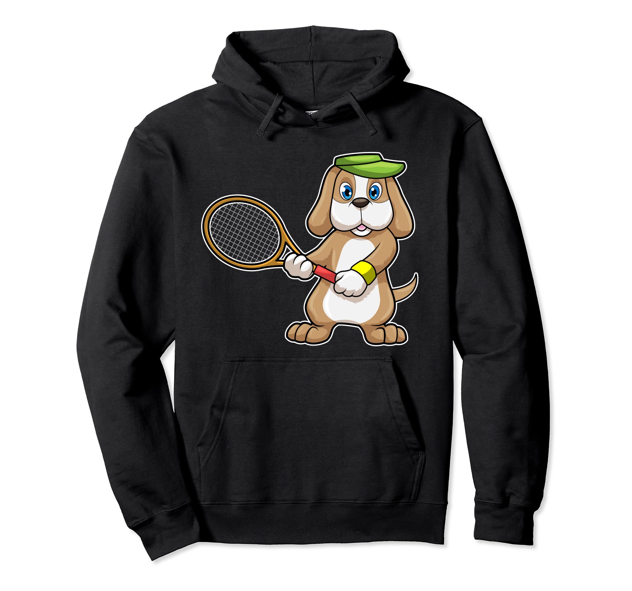 

собака теннис теннисная ракетка спортивная толстовка с капюшоном