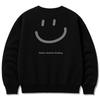 Seupeullaesikodeu Heavy Crew Neck Sweatshirt Black - Smiling