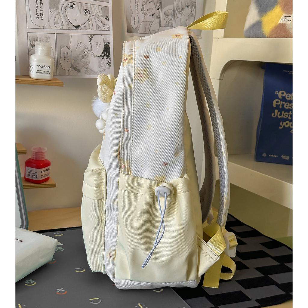 Schoolbag Korean version ins wind fresh and sweet cute star schoolbag primary school students high value bag junior high school lightweight backpack