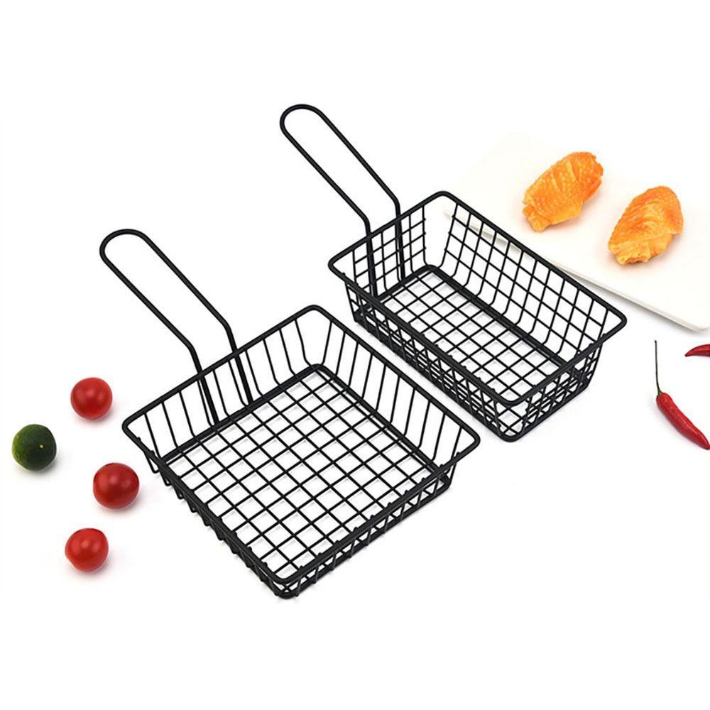 1 buc. Recipient de depozitare a alimentelor Coș pentru friteuze Home BBQ Instrument de bucătărie Suport pentru cartofi prăjiți Tavă de prăjit