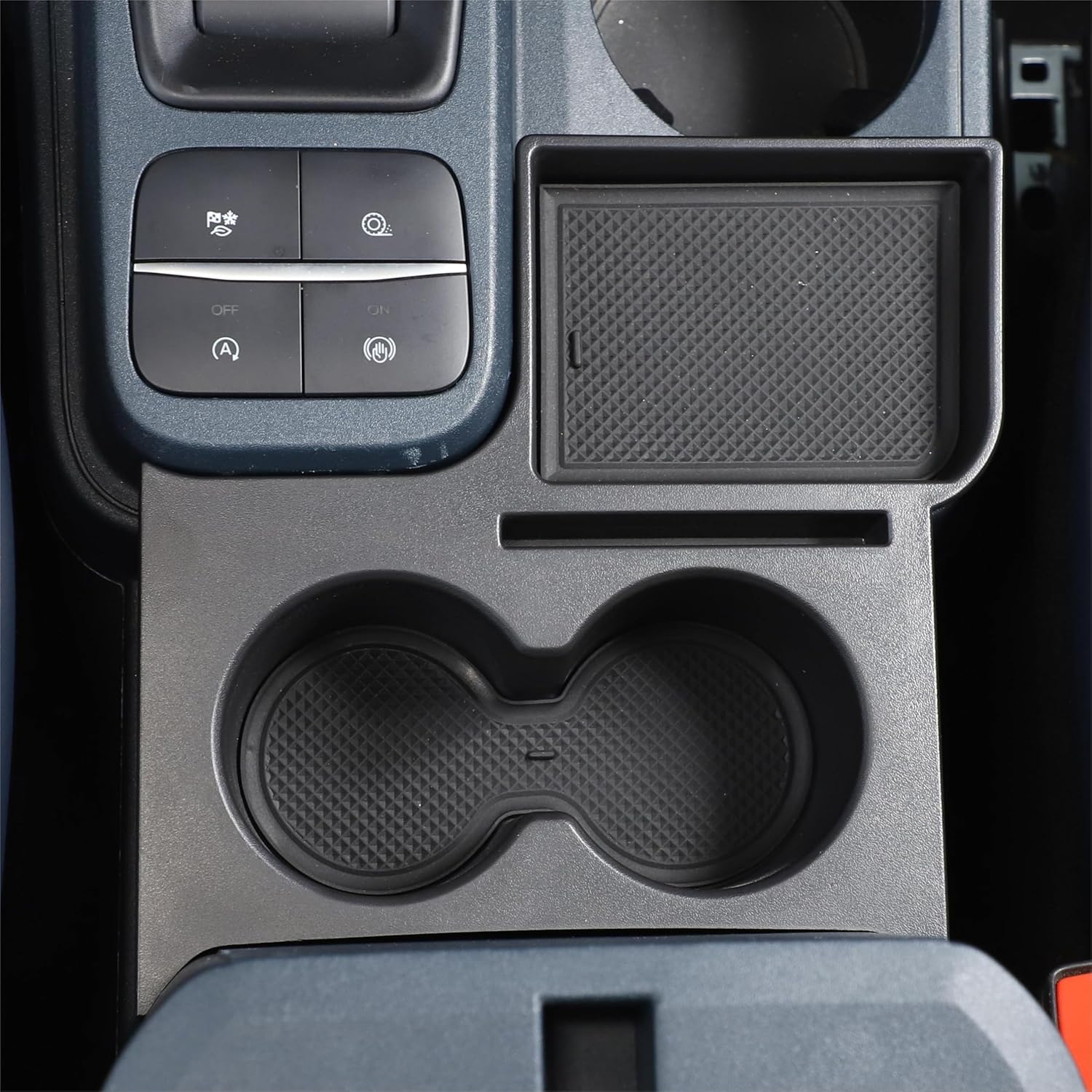 TOYCIDFG Car Center Console Cup Holder Organizer Tray Compatible With Ford Maverick -2025, Ert Assembly Storage Box ABS Interior Accessories Armrest