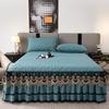 European Style Lace Quilted Bed Skirt - Thickened Skirt Edge for E-commerce Dropshipping