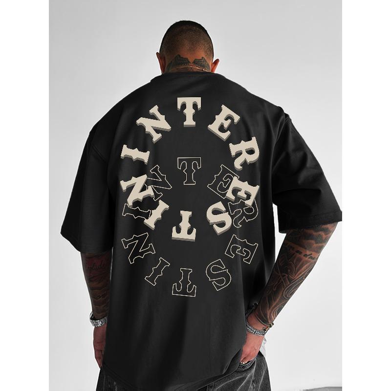 

Men s Casual Fun Pattern T-Shirt- Breathable and Comfortable, Round Neck Short Sleeve, Perfect for Home, Outdoor Activities, and Summer Fashion 4XL
