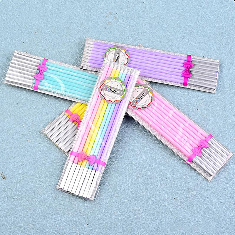 Multicolour Flame Candles 8Pcs/Pack Wedding Party Birthday Cake Candles Decoration Party Supplies For