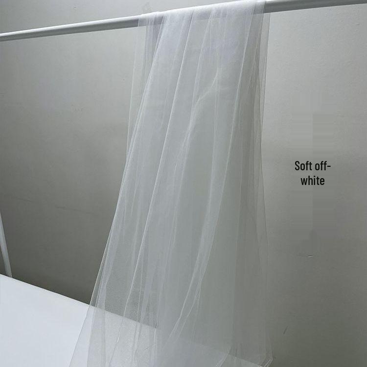 Zitronengelber Gaze-Stoff - Perfekt für Kindergarten-Dekoration & Foto-Hintergründe | Einfarbig Frische Serie