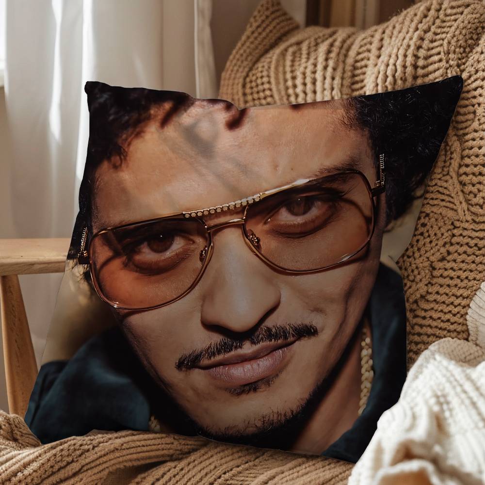 Právě bych mohl Bruno Mars Povlak na polštář Povlak na polštář proti roztočům Neviditelný zip hedvábný krátký plyš Potah na polštář na pohovku