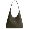 Coach Brooklyn 28 Suede Shoulder Bag Olive Green CW637-B4OL