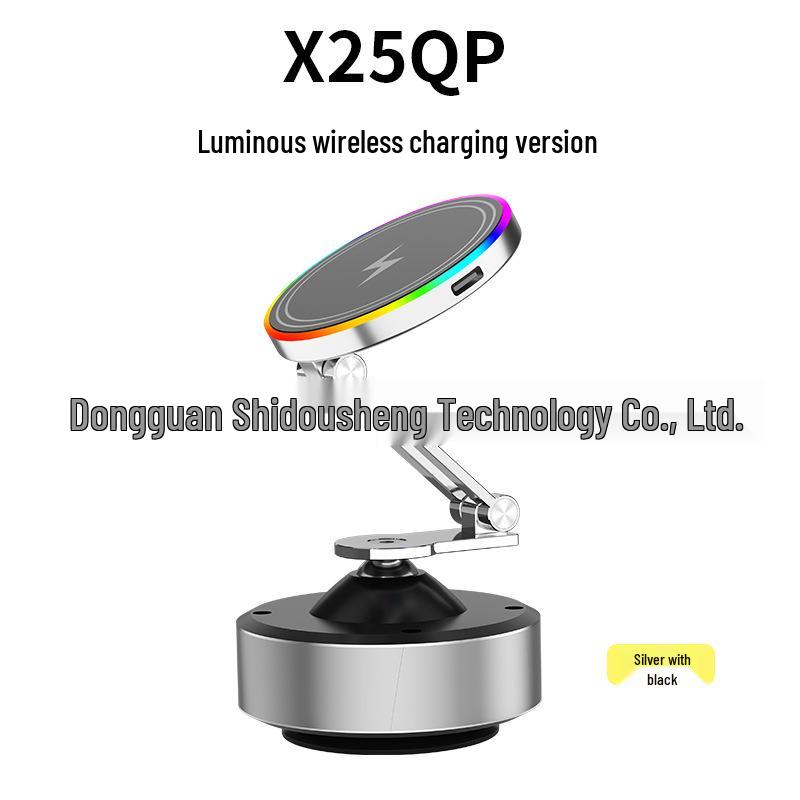 15W Wireless Fast Charging Multi-Angle Rotating Car Phone Holder with MagSafe Compatibility