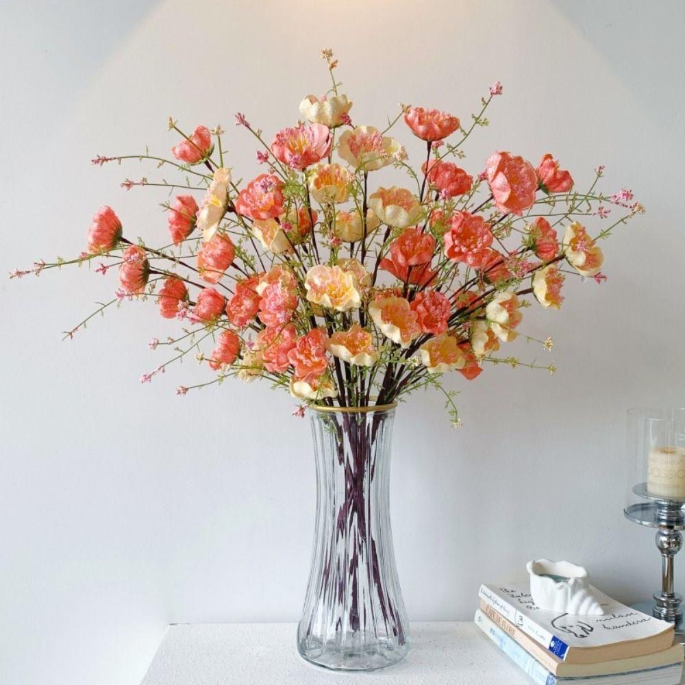 Multicolor Simulation Flower Foam Fake Flower Creative Artifiical Flower Branch Home Decoration