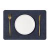 Nordic Retro PU Leather Placemats Waterproof OilProof Table Mats for Kitchen Dining Room Decoration