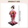 11,81'' Boneca Kimono Japonesa Figura Geisha Asiática Tradicional Oriental, Senhora
