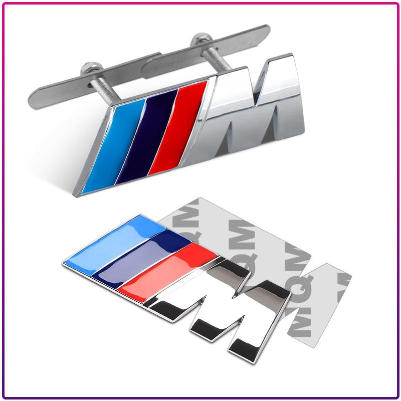 1 Pezzo Distintivo Logo Auto Griglia Anteriore Bagagliaio Decorazione Adesivo Accessori Per BMW E34 E46 E39 E38 E90 E60 E36 F30 F30 F10 E92 E38 E91 G30 G38 M3 M5