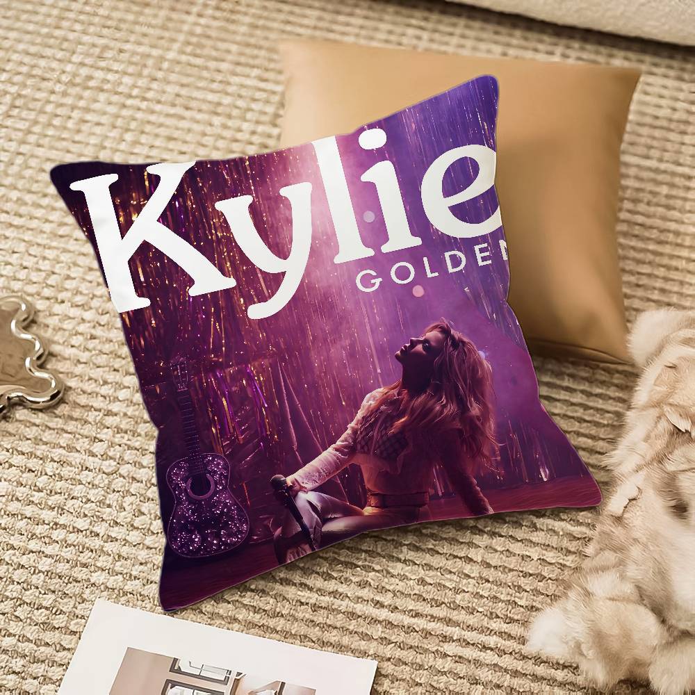 Singer K-KylieS M-MinogueS Pillow Case Anti-dustmite Invisible zipper Sofa Bed