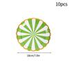10Pcs CampingPicnic Tableware Set Disposable Paper Dishes Plate Cup Outdoor Camping Accessories Portable Cutlery