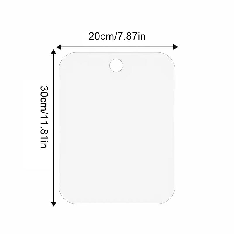 1Pc Acrylic Shatterproof Shaving Portable Bathroom Travel Shower Mirror Women Makeup Wall Hanging