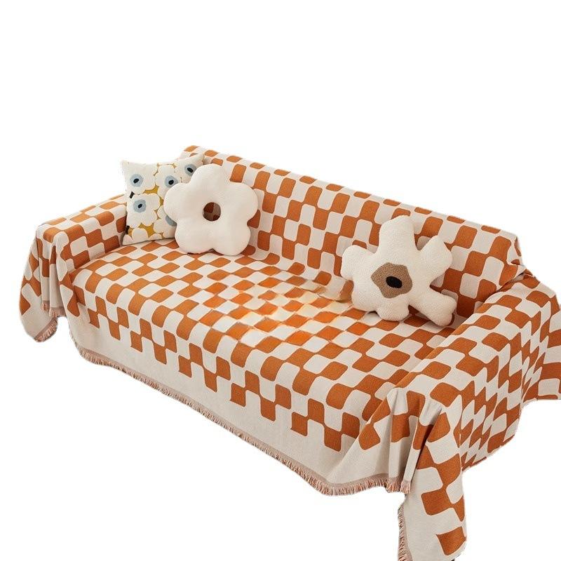 

Chenille Sofa Towel Four Seasons Universal Sofa Cover Thickened Dustproof All-Inclusive Simple Design Soft Fabric 180*130cm