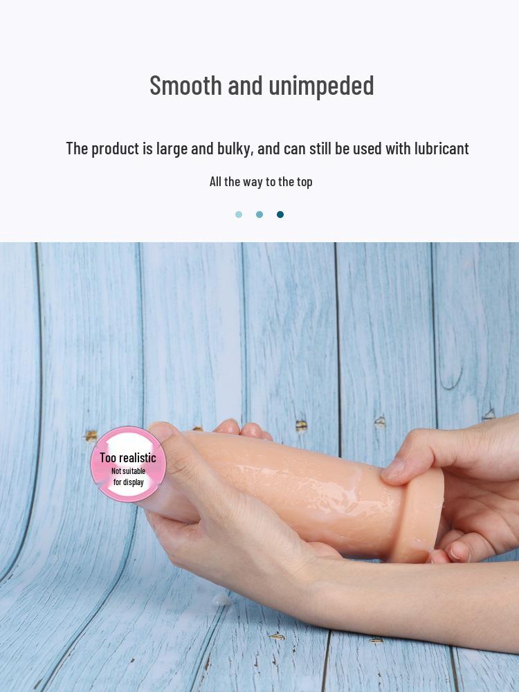 Cross-Border Thickened Liquid Silicone Anal Plug & Dilator for Men & Women
