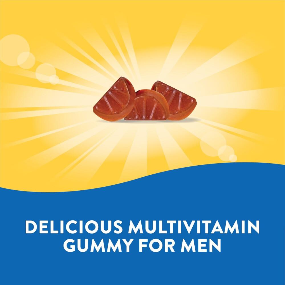 Nature's Way Alive! Men's Premium Multivitamin Gummies, Orange, Grape, Cherry Flavor, 75 Count