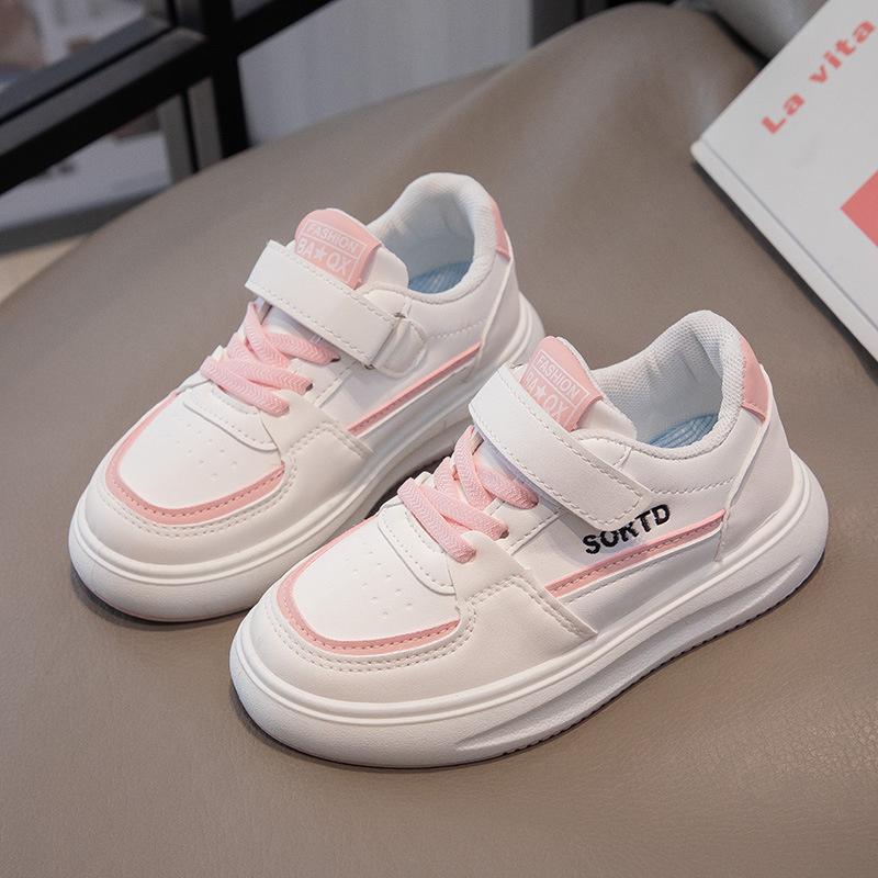 Fashion Kid Sneakers Soft Princess Shoes Girl Children's Shoe Non-slip Tennis Shoes White Shoes Student Kids Shoes
