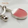 Pingpong Bat Ball Table Tennis Racket Keychain Car Key Chain Decor Ring Gift Accessories