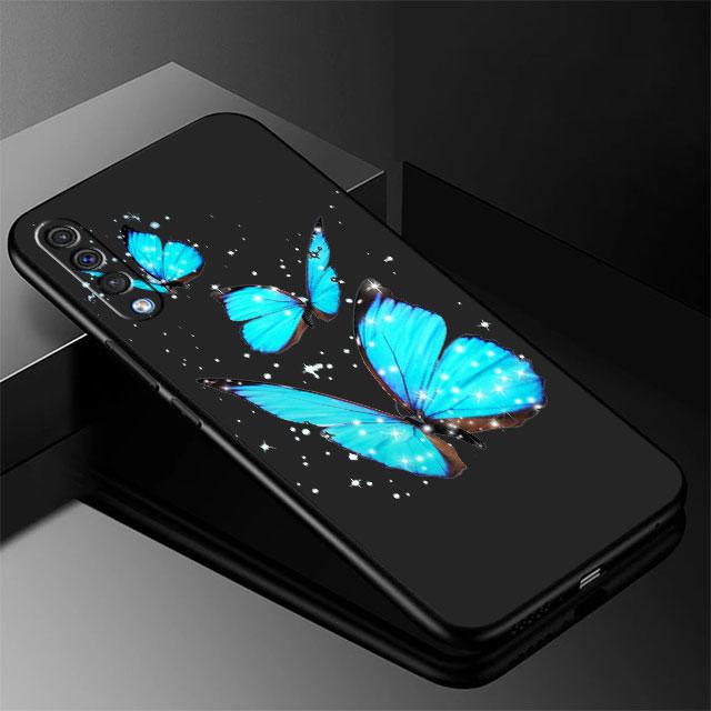 TPU Weiche, hübsche Schmetterling Mode Hülle für Honor 8X 20i X8 9X Pro 50 Pro 60 30i 20 Lite Play 9A Magic4 Pro X7 Stoßfest