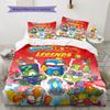 Superthings Bedding Quilt Set Quilt Cover Pillowcase Home Decoration Birthday Gift (1 * duvet cover + 2 * pillowcase, without core)