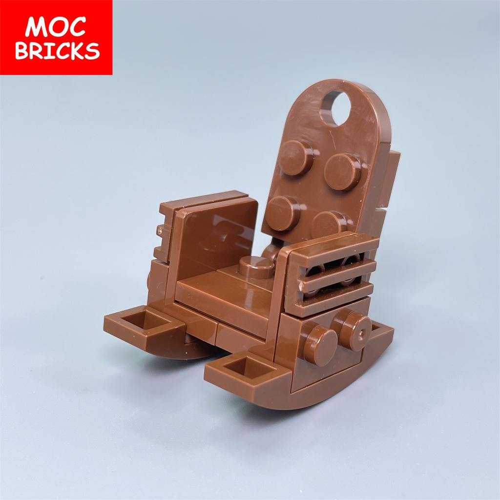 MOC Blocks Sofa Home Furniture Chair Desk City Model Learning Construction Bricks Figures DO IT YOURSELF Toy Ideal For Children Gift Idea