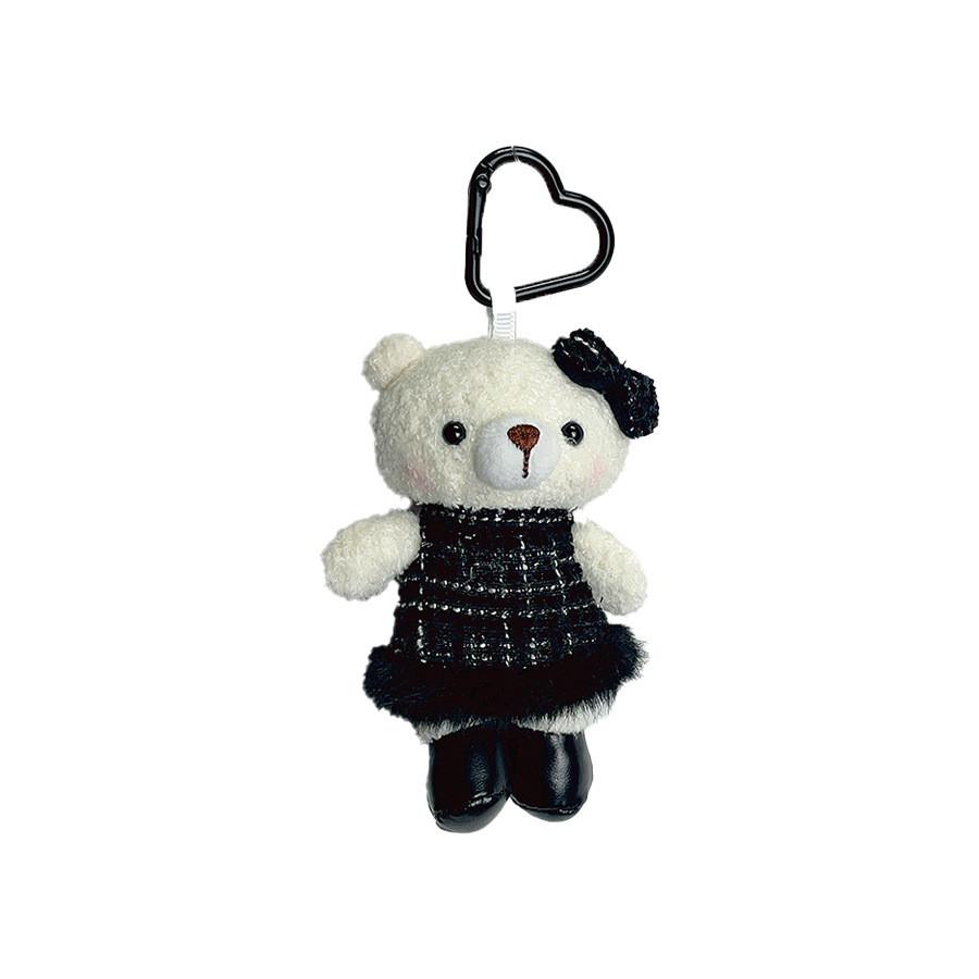 Plush Bear Keychain With Elegant Design For Kids And Adults
