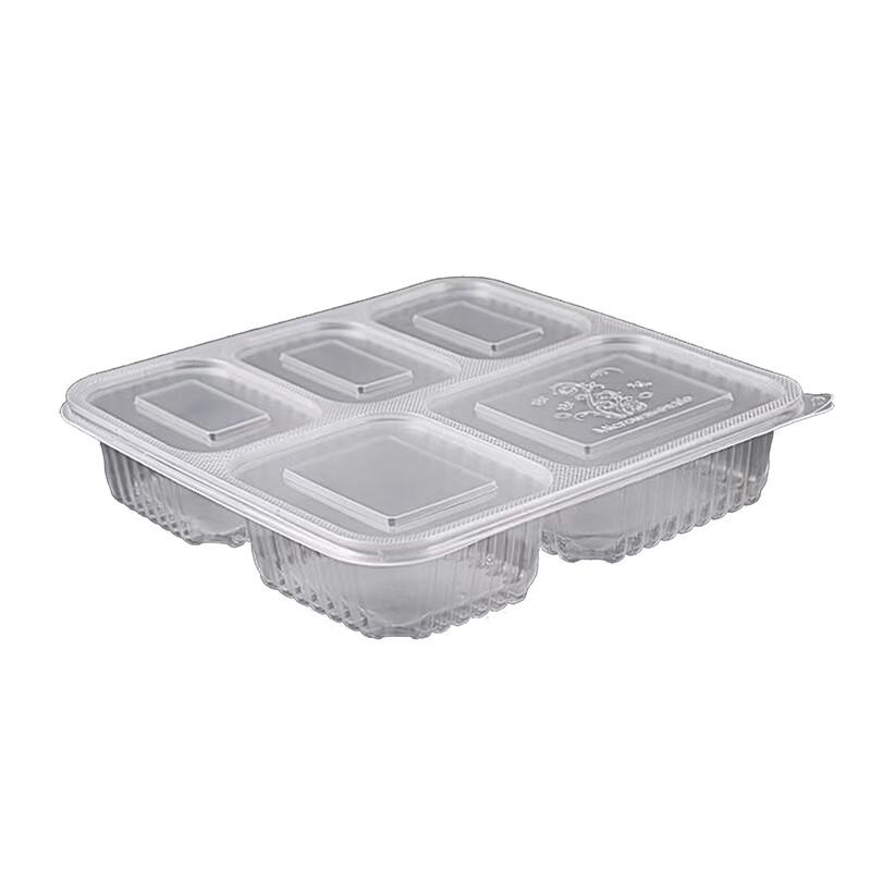 Jinyu 1500ml 5-Compartment Disposable Meal Prep Containers