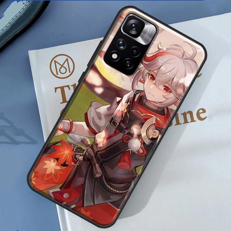 Genshin Impact Kaedehara Kazuha Case For Xiaomi Redmi Note 13 12 11 9 10 14 Pro 9S 10S 11S 12S Redmi 14C 10C 12C 13C Cover