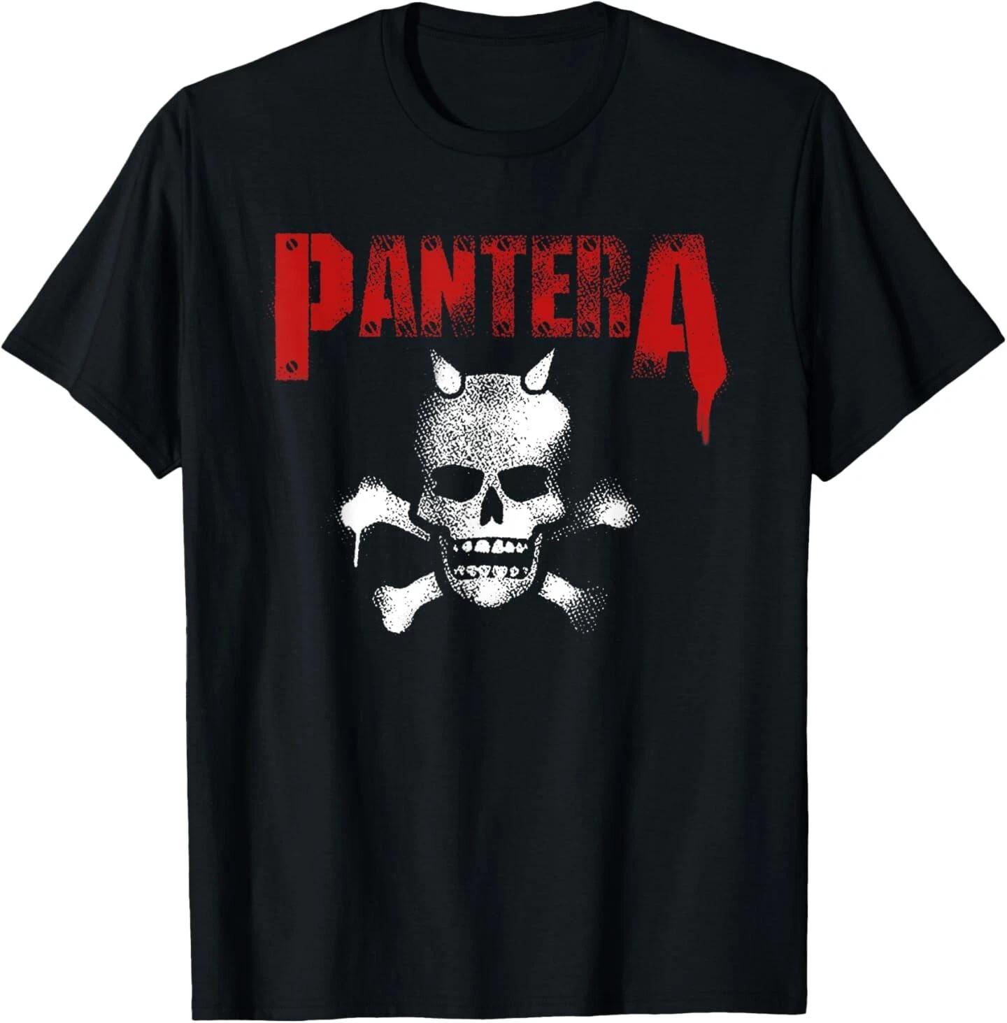 

Pantera Official Horned Skull Stencil T-Shirt S