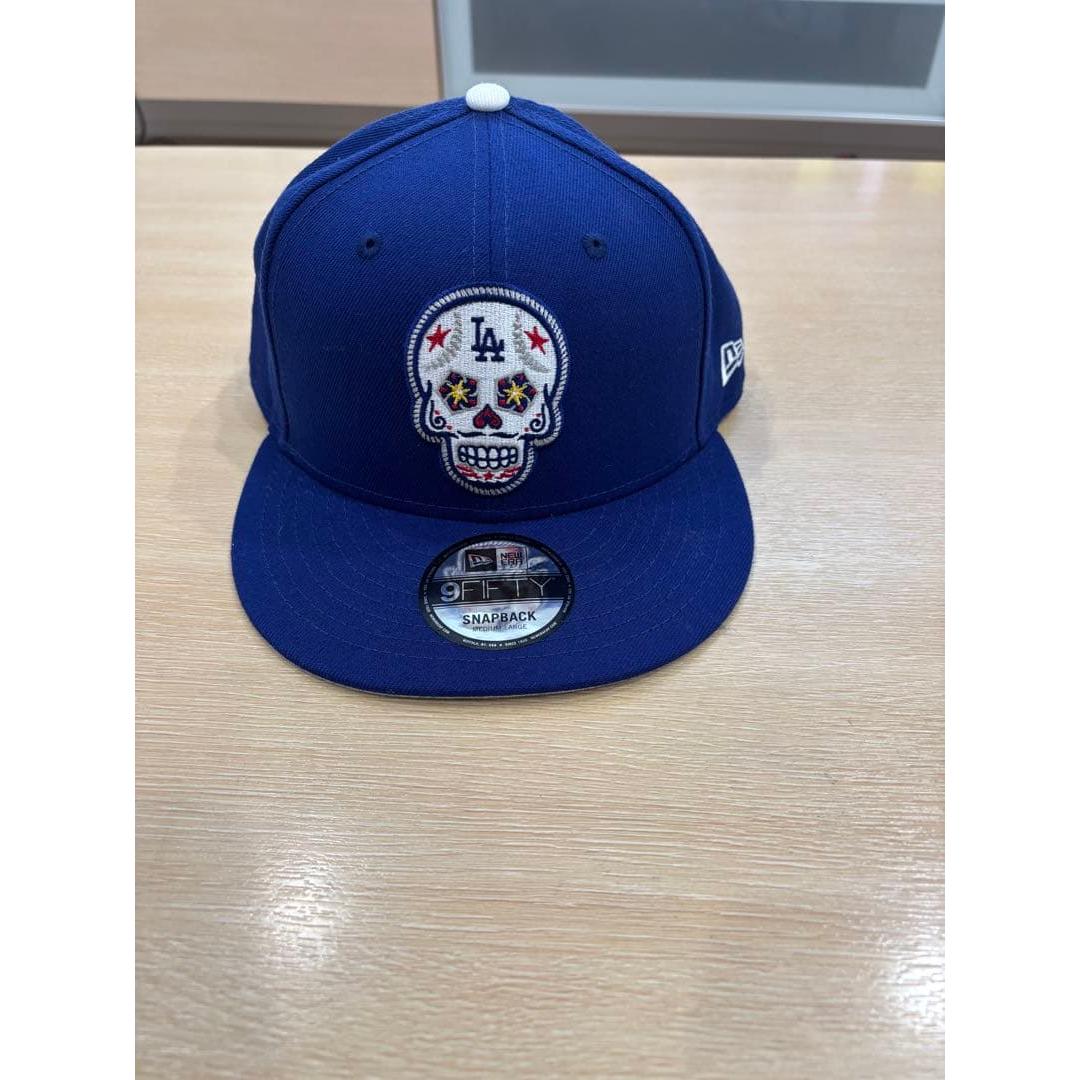 Used New Era Sugar Skull 9FIFTY LA Cap Dodgers Blue Otani