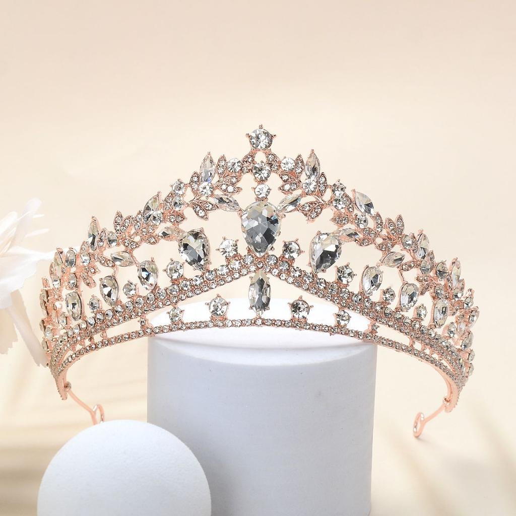 Alloy Retro Bridal Crown Antique Wedding Hair Accessory Crown