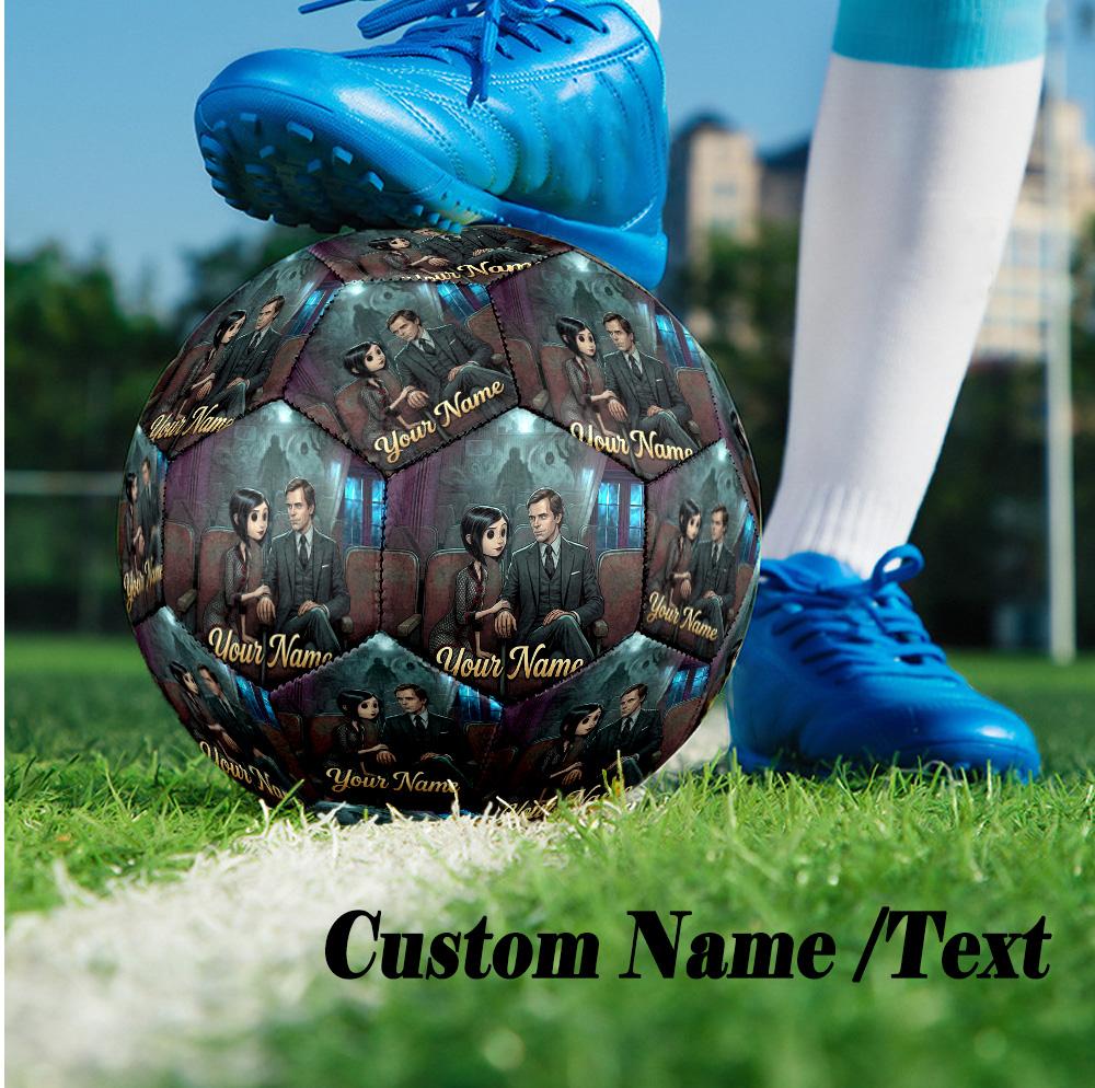 Custom Text Size 5 Soccer Ball, Standard Match Football For OutdoorCoraline Other Mother