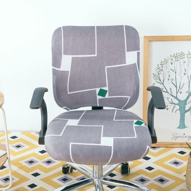 

Чохол для комп’ютерного крісла з принтом із спандексу. Набір із 2 предметів із принтом для офісного крісла 2pcs seat cover