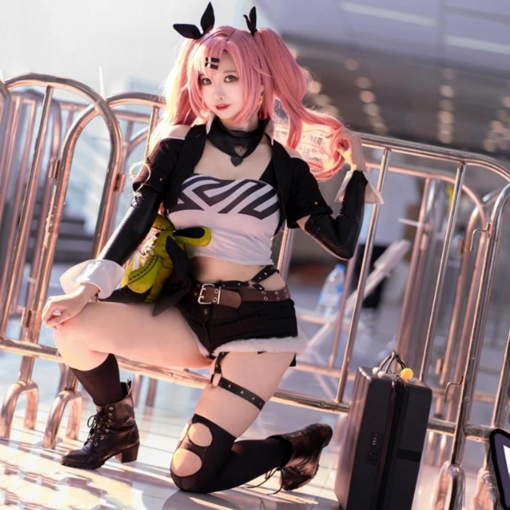 Nicole Demara Cosplay Costume Jeu Zenless Zone Zéro Nicole Cosplay Costume Collab Perruque Ensemble Complet Uniforme Carnaval Anime Halloween