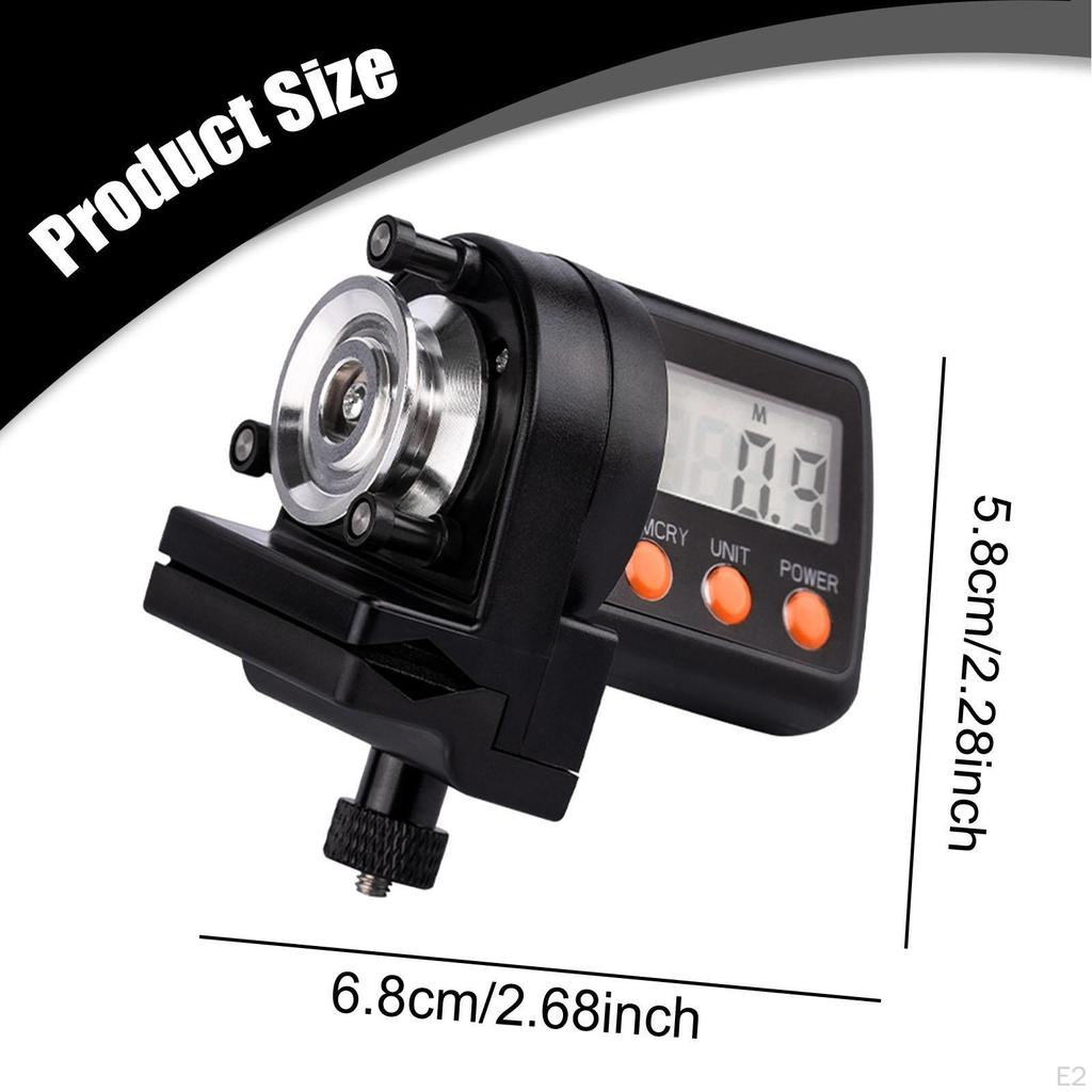 Digital Fishing Line Counter Roller Type Auto Shut Off Function Portable Accurate Professional