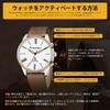 Hearkent Large Analog Talking Easy To Read for the Stylish and Senior Watch with Japanese Voice Accurate Time and Radio Control Men's Watch, Blind,