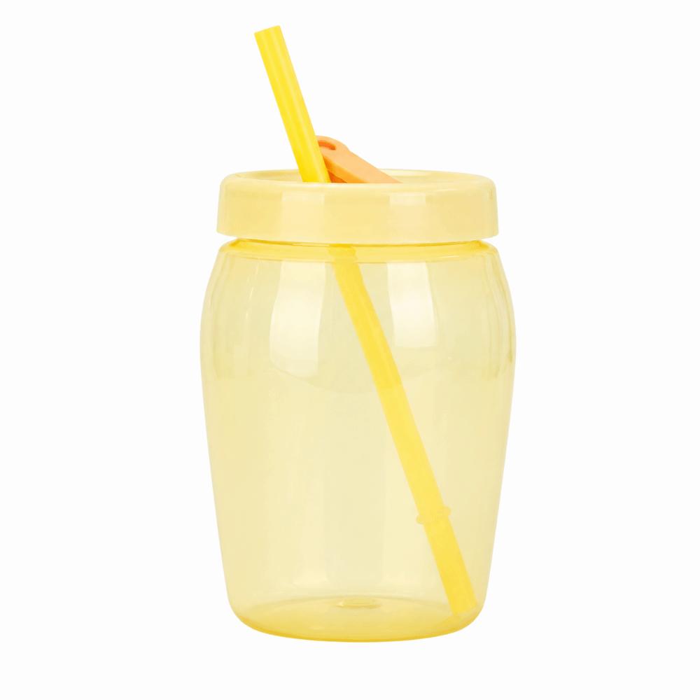 550ml Sippy Tumbler with Straw Coffee Cup Multi-functional Double Drinking Cup  Coffee Juice Milk