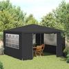 vidaXL Pro Party Tent with Side Walls 4×4 M Anthracite 90 G/m²