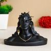 Black Resin Adiyogi Shiva Statue for Car Dashboard| Adiyogi Statue for Home Decor Pooja Room Office| Mahadev Murti Lord Shiva Idol