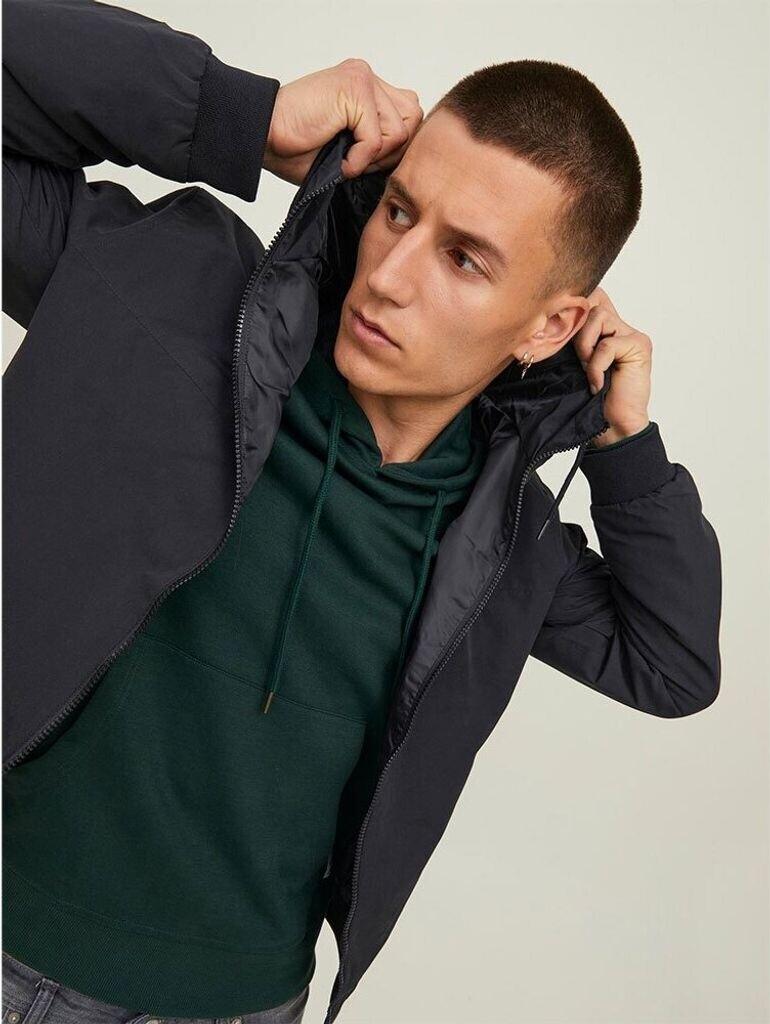 Winter Jacket Jack & Jones Erush Light Bomber Jacket (12200208) Jjerush Hood Bomber Jacket (12200208) Black