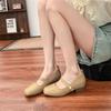 Temperament thick heel Mary Jane inner height increase small versatile comfortable women's shoes advanced sense not tired feet spring and summer singl