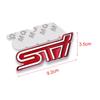 Car Metal sticker badge Accessory For Subaru STI Forester Impreza Legacy Outback XV BRZ WRX Tribeca Y10