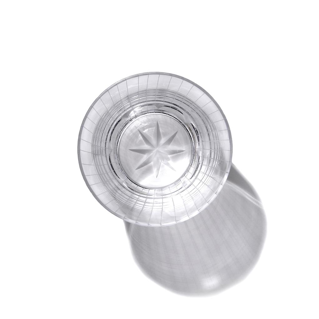 [Official Taiburo Studio] Edo Kiriko Tateshimamon Old Glass (Clear) TB0036-40 Gift Boxed, Made In Japan